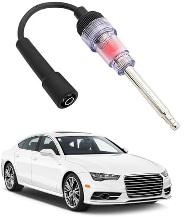 Zündsystem Tester, Zündkerzenprüfgerät, Zündspulenprüfer, Zündanlagen-Tester für Autos, Motorräder, Rasenmäher und kleine Motoren, universell einsetzbar für interne und externe Verbrennungsmotoren