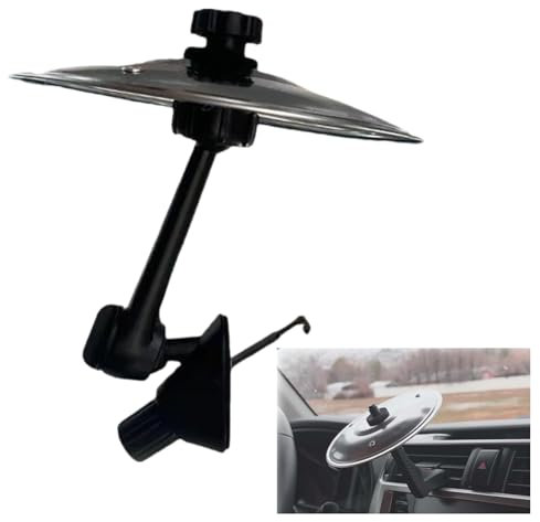 LIUZHIPENG Platillo de choque de coche, rejilla de ventilación de platillos de choque de coche, platillo de tambor de coche, mini platillo fácil de enganchar para los amantes de la música, hace que tu