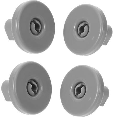 VALICLUD 4pcs Dishwasher Wheel Replacement Kit Lower Rack Pulley for Durable Stable Dishwasher Accessory Efficient Operation Easy Installation