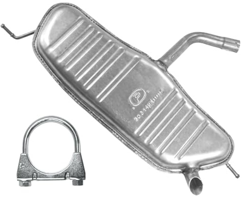 POLMOstrow Auspuff für VW Golf 5 V 2003-2008 | Endtopf, Motoren: 1.4 - 1.4 FSI | Fließheck