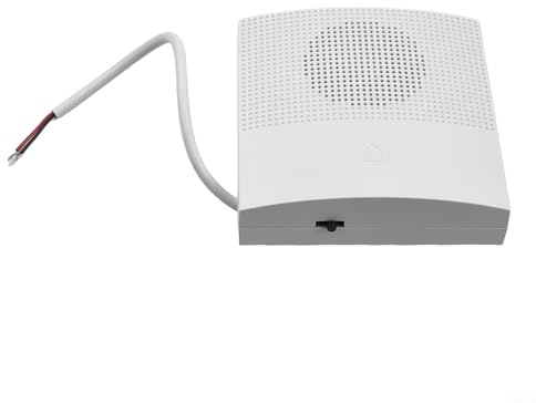 UrbanHui Wired Doorbell for 12V Systems Electronic Chime with 38 Melodies High-Quality Chip Long-Lasting Durability Suitable for Homes Shops Malls