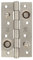 Amig - Bisagra de Seguridad - 150 x 82 x 3 mm - Cantos Cuadrados - Remate Plano - Sujeta Puertas de Entrada con Firmeza - Acero Inoxidable 18/8 Plateado Mate