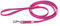 IDC Color & Gray gumierte Leine, 14 mm x 2 m mit Schlaufe, Pink-Grau