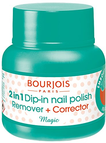 Bourjois - Dissolvant 1 Seconde Correcteur - Miraculeux 2en1 - Correcteur inclus dans le couvercle - Unique 35ml