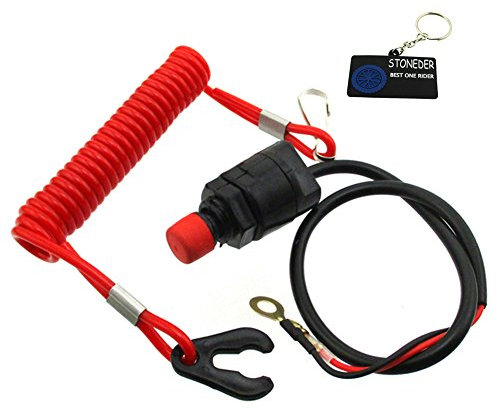 STONEDER Cordon de sécurité pour moteur hors-bord, bateau, jet ski