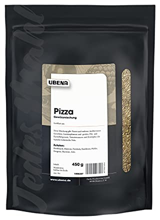 Ubena Foodservice Gewürze - Pizza Gewürzmischung , Im wiederverschließbaren Vorratsbeutel , 450 g im Beutel
