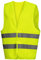 Nitras Motion Tex Viz 7111 Warnweste - leichte Weste in Warnfarbe für die Arbeit - Neongelb - L