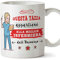 Mugffins Infermiera Tazze Originali di caffè e Colazione da Regalare Lavoratori e Professionisti - Questa Tazza appartiene alla miglior Infermiera dell'universo - Ceramica 350 ml