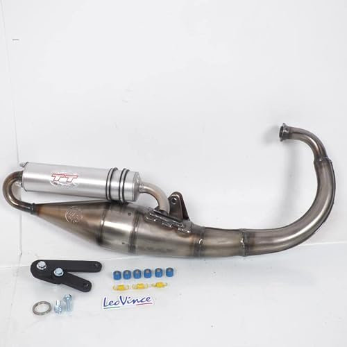 POT SCOOT LEOVINCE TT POLI POUR MBK 50 BOOSTER 2004>-YAMAHA 50 BWS 2004> (REF 4091)