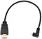 System-S Câble micro HDMI 1.4 coudé vers le haut vers HDMI mâle 30 cm