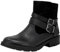 Fitters Footwear That Fits Donne Stivaletto Laia PU Stivali da Biker con Fibbie (42 EU, Nera)