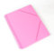 Chemise spirale 30 pochettes A4 rose pastel