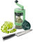 Genius Nicer Dicer Knife Professional Kochmesser Küchenmesser groß Set 8-tlg. inkl. Super Julietti Spiralschneider Gemüseschneider Zoodle Maker