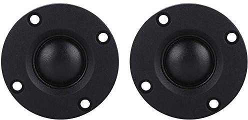 ANCLLO Hochtöner, HiFi-Lautsprecher, 30 W, 6 Ω, Seidenfilm, Kuppelhochtöner, Vollbereich-Audio-Lautsprecher, 2 Stück