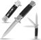 GVDV Klappmesser mit G10-Griff, 7Cr17 Edelstahl Taschenmesser mit Liner-Lock, Survival Jagd Camping Outdoor Messer für Männer