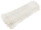 Kabelbinder Weiß 100 Stück 250x4,8mm Kabelbinder UV Beständig Kabel Binder Transparent für Familie, Werkstatt, Garten, Kabelmanagement