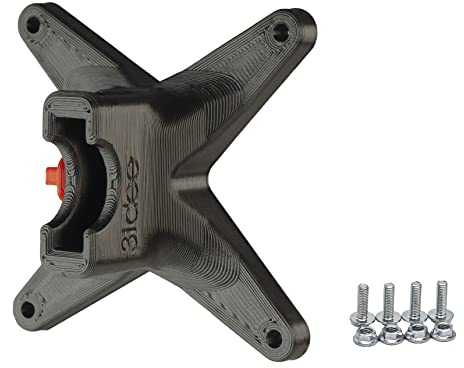 3IDEE Adaptateur VESA Compatible avec Moniteur Omen by HP (Omen 25 Gaming) - Adaptateur pour Les écrans sans Connexion VESA - pour Le Montage sur Un Support d'écran ou Mural