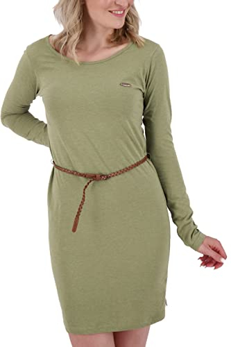 ALIFE and Kickin EllinAK A Longsleeve Dress Damen Sommerkleid, Kleid dust Melange XL