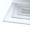 Plaque verre acrylique 1 mm. Feuille de verre acrylique. Verre acrylique transparent. Verre synthétique. Plaque PMMA XT. - 10 x 10 cm (100 x 100 mm) -