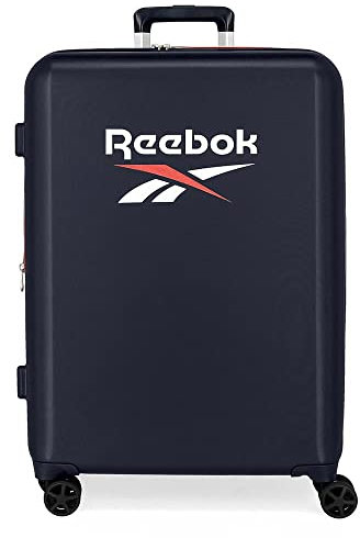 Valigia Reebok Roxbury media Blu 48x70x26 cm ABS rigido Chiusura TSA integrata 81L 2,5 kg 4 Doppie ruote