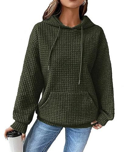 LAZIRO Herbst Und Winter Frauen Gitter Gedruckt Rundhalsausschnitt Langarm Sweatshirt Feste Farbe Tasche Top Frauen