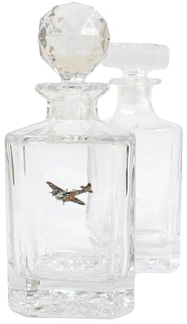 Bristol Blenheim Cut Crystal Glass Decanter & Golf Ball Style Stopper 681