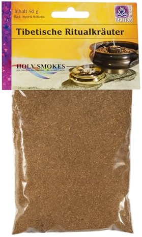 Hierbas rituales tibetanas - Incienso tibetano - Berk incienso Fragancias de maderas, hierbas, flores para quemar en criba y carbón. Sustancias aromáticas puras de la naturaleza para relajación