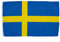 Netflags Flagge Schweden 40 x 60 cm Schiffsflagge mit 160 g/qm Stoffgewicht