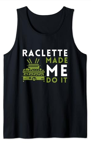 Swiss Cheese Fondue Raclette Tank Top