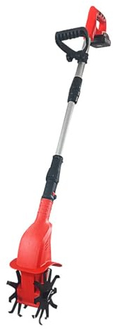 Cordless Garden Tiller Rotavator 20V Max Battery,Electric Powerful Soil Cultivator for Lawn,32Cm Working Width,25Cm Tilling Depth(2ABattery)