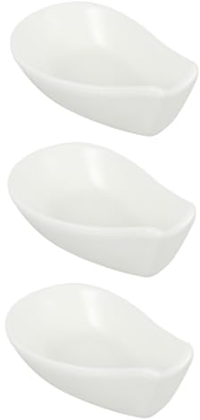 Garneck 3pcs Spoon Rest Spoon Storage Holders Utensils Storage Racks Utensils Racks Ceramic Spoon Holders Ladle Holders Ceramic Spoon Stands Soup Spoon Holders Kitchen Spoon Holders