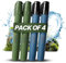 Joypur Paille Filtrante de Survie- Purificateur d'Eau pour Randonnée Camping Bushcraft - Filtre à Eau de Poche, Materiel Militaire Accessoires Survivalisme Equipement Kit. (bleu*2 et vert*2)