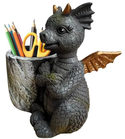 Pot de jardinière de dinosaure, pot de fleur de dinosaure, Pot de en pot pour animaux, Adorable jardinière succulente pour la décoration de la maison, Pot de animales, porte-stylos en résine, récipien