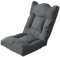 Verstellbares Chaiselongue-Sofa mit gepolstertem Bodenstuhl und Rückenlehne, 5 Winkel, faules Sofa für Schlafzimmer, Büro, Balkon, waschbarer Bezug, Grün