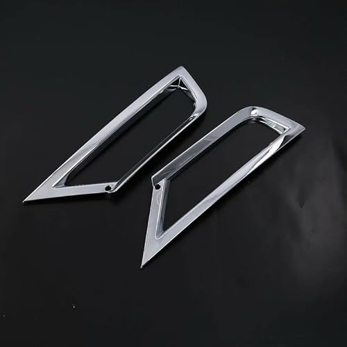 for VW T-ROC 2017 2018 ABS Chrom Auto Nebelscheinwerfer/Hinten Schwanz Nebelscheinwerfer Lampenabdeckung Trim(Front)