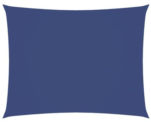 vidaXL Voile de Parasol Tissu Oxford rectangulaire 6x8 m Bleu, Voile de Parasol, bâche de Parasol, écran Solaire, voiles de Parasol, bâches de Parasol