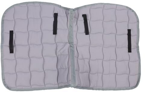 PODSJD Gel Keilkissen Sattelkissen, 107x65cm Lila, Atmungsaktive Gel Schabracke für Dressur - und Westernsattel - Ergonomisch, Anti - Slip Gelpad für Pferde, Komfortables Reitkissen fü