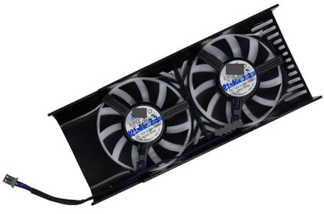LUNOZST Laptop-Teile Grafikkartenlüfter, GPU-Kühler, 4800 U/min XY-D05510S für MSI für GTX 1650 Low Profile, 4000 für 1050Ti 1050 LP(MSI 1050 Fan)