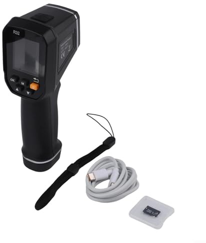 Eawfgtuw Handheld Thermal Imaging Camera, Infrared Heat Detector with 32x32 Sensor, -30 to 500C Range, USB Rechargeable Thermal Imager Scanner for Industrial Repair
