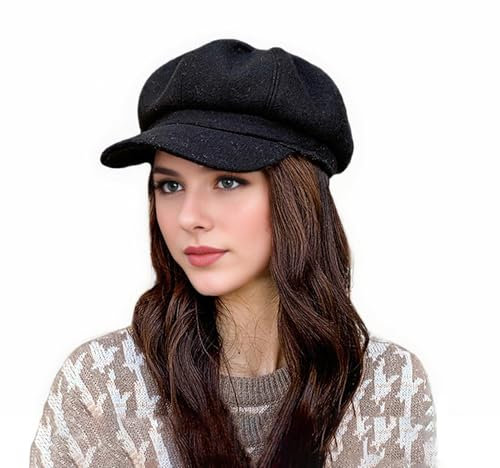 Fasbys Damen Bakerboy-Stil Schirmmütze Ballonmütze Barett Maler Mütze Ivy Newsboy Mütze mit Visor