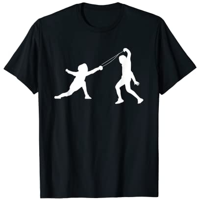 Fecht-Sport T-Shirt I Geschenk Fechten Escrime Degen-Kampf T-Shirt