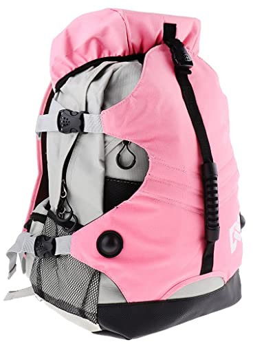 T TOOYFUL Reflektierende Inline Skate Rucksack Skateschuhe Sport Tasche für oder Jungen, Rosa