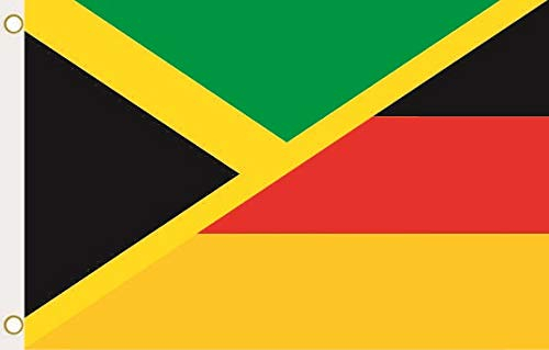 U24 Flagge Fahne Jamaika-Deutschland 90 x 150 cm