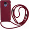 Ququcheng Kompatibel mit Samsung Galaxy S9 Plus Hülle,Handykette Hülle Silikon Seil Necklace Handyhülle mit Kordel Tasche TPU Bumper Schutzhülle für Samsung Galaxy S9 Plus-Rot