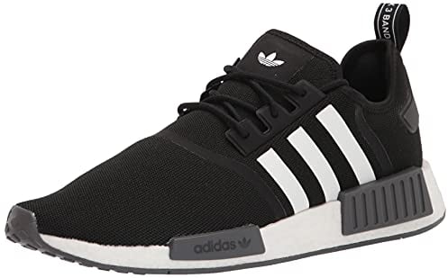 adidas Originals Herren NMD_r1 Sneaker, Schwarz/Weiß/Grau, 42.5 EU