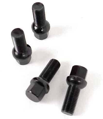 OMP SPEED Set Schraube M14X1.5 SCHLÜSSEL 17 LÄNGE 1.1 Ball, Schwarz
