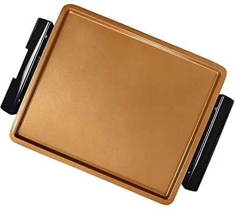 Starlyf Premium Grillplaat, Ersatz Grillplatte, Tafelgrill - Bakplaat, Tafelbarbecue - 40.5 x 27.5 cm