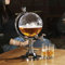3,5 l Globe Wine Decanter con rubinetto, trasparente per whisky, birra, liquore antico, dispenser di vino per ristoranti bar, feste, dispenser di alcolici per birra e liquori