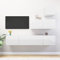 Susany Set Mobile TV 4 pz, Set di Mobili Porta TV, Mobile TV a Parete, Parete Attrezzata da Soggiorno Mobile TV Porta Parete da Soggiorno, Bianco Lucido in Truciolato
