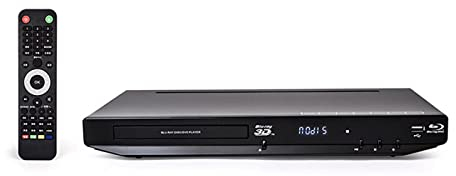 ZXNQ Blu-ray DVD Player, 1080P full HD audiovisual, 3D format fully compatible, Multi-screen interaction, HDMI/AV cable/Remote control